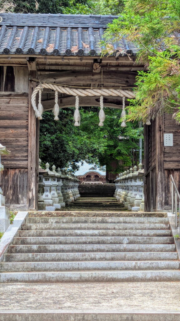 兵庫県41市町 カントリーサインの旅 宍粟市 山崎八幡神社