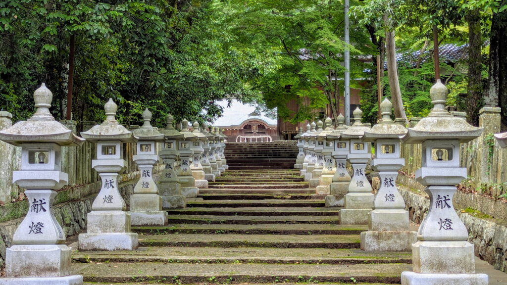 兵庫県41市町 カントリーサインの旅 宍粟市 山崎八幡神社