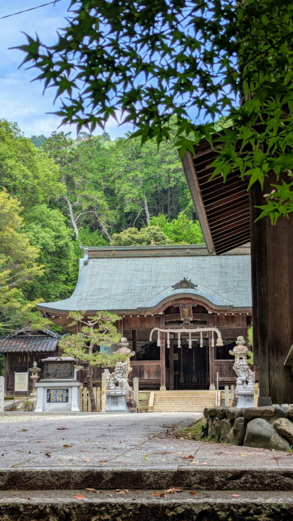 兵庫県41市町 カントリーサインの旅 宍粟市 山崎八幡神社