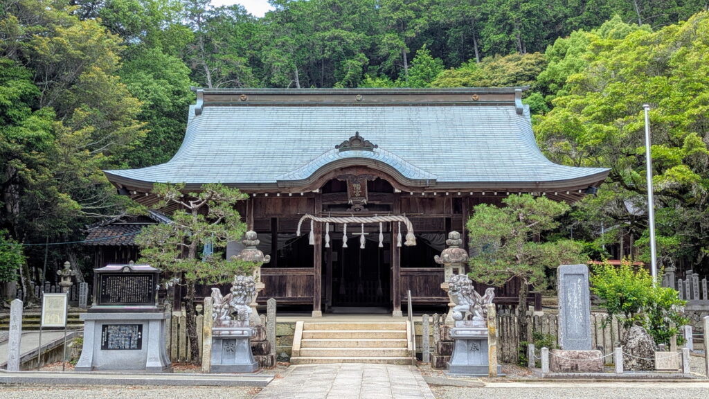 兵庫県41市町 カントリーサインの旅 宍粟市 山崎八幡神社