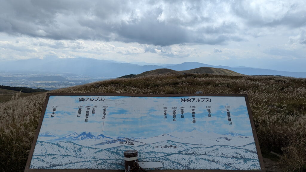 ビーナスライン・霧ヶ峰富士見台展望台