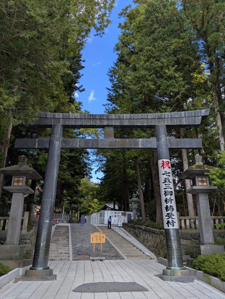 諏訪大社 下社秋宮