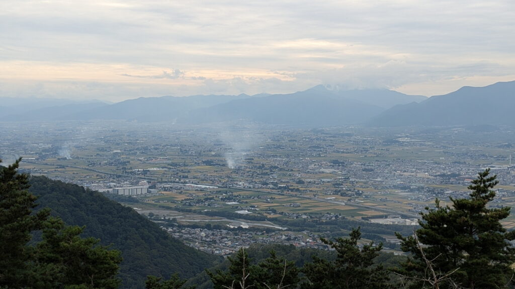 長峰山展望台からの眺め
