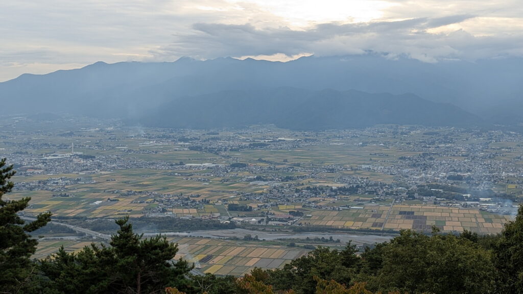 長峰山展望台からの眺め