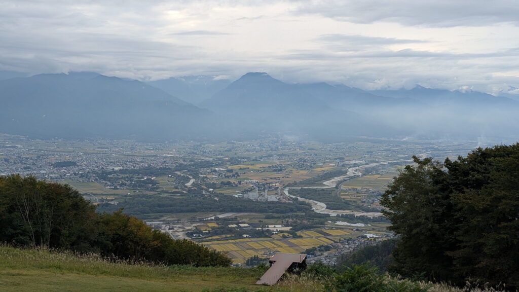 長峰山展望台からの眺め