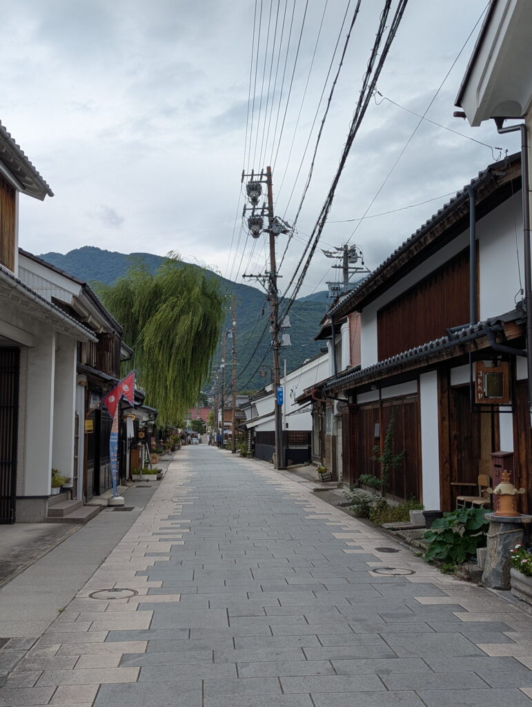 北国街道上田宿 柳町通り