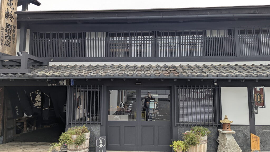 北国街道上田宿 柳町通り 岡崎酒造