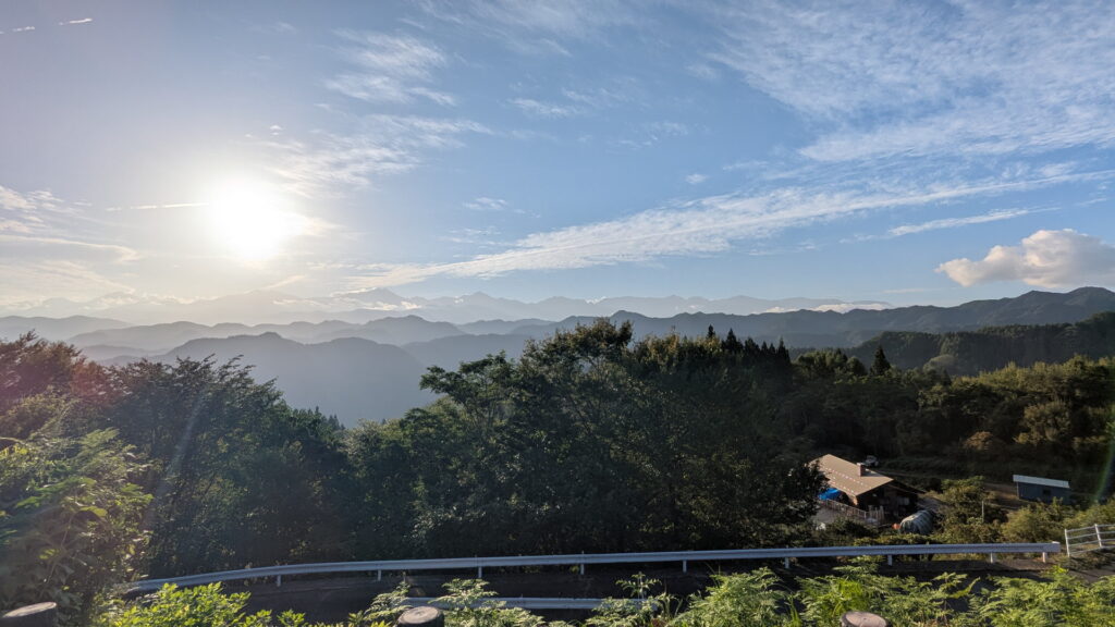 小川村アルプス展望広場