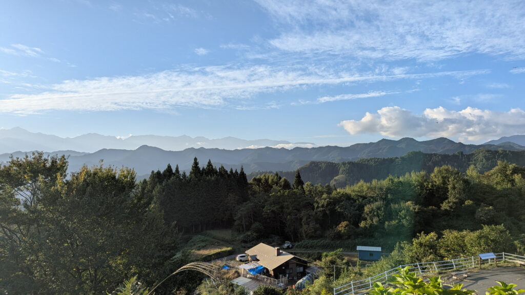 小川村アルプス展望広場