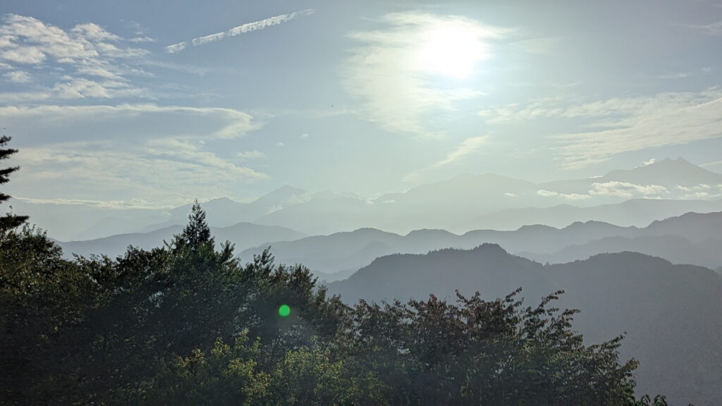 小川村アルプス展望広場