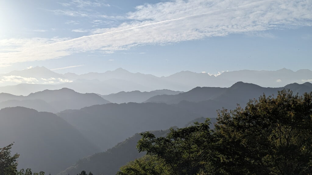小川村アルプス展望広場