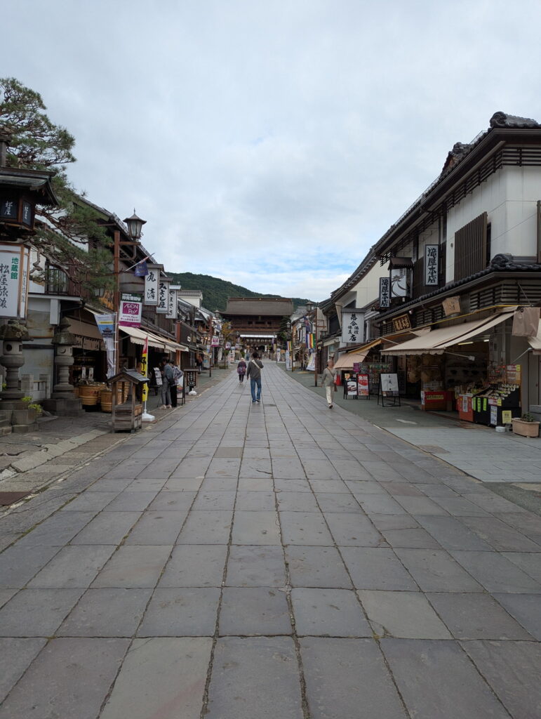 善光寺 仲見世通り