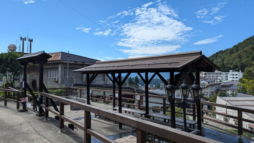 野沢温泉 ミニ温泉広場 湯らり