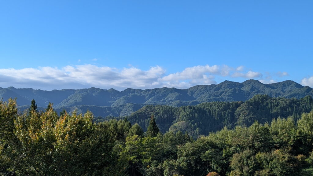 小川村アルプス展望広場