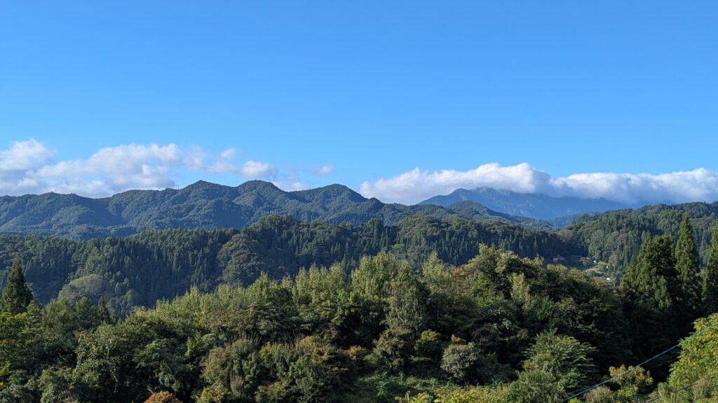 小川村アルプス展望広場