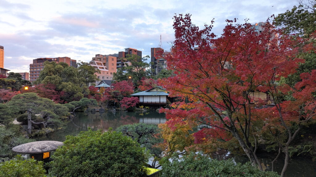相楽園の紅葉