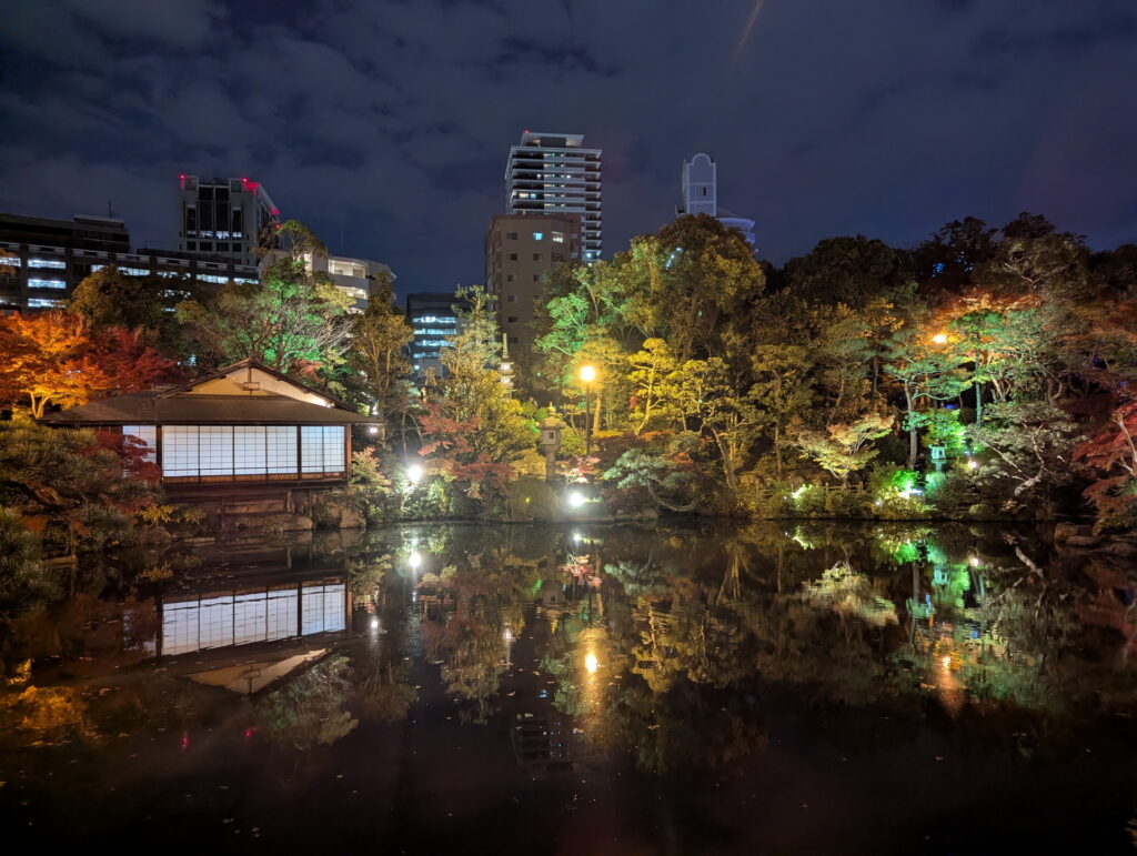 紅葉ライトアップ＠相楽園