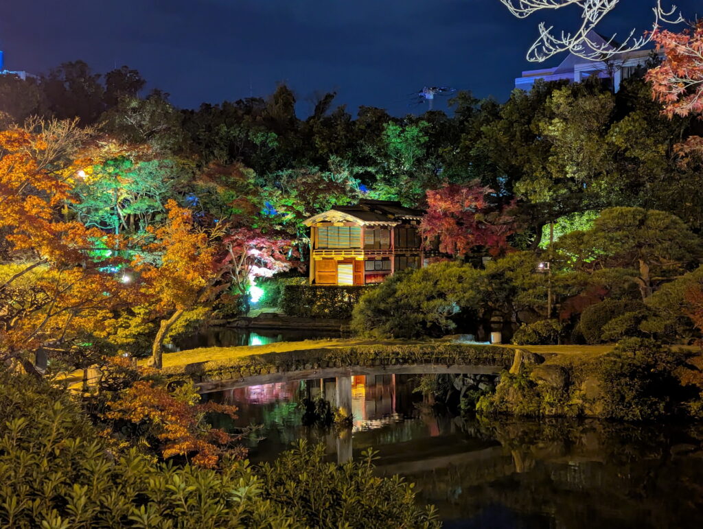紅葉ライトアップ＠相楽園