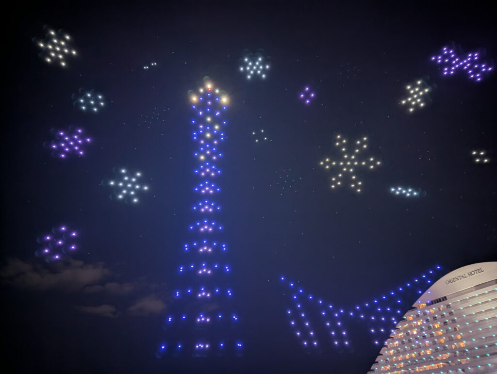 神戸メリケンクリスマス ドローンショー