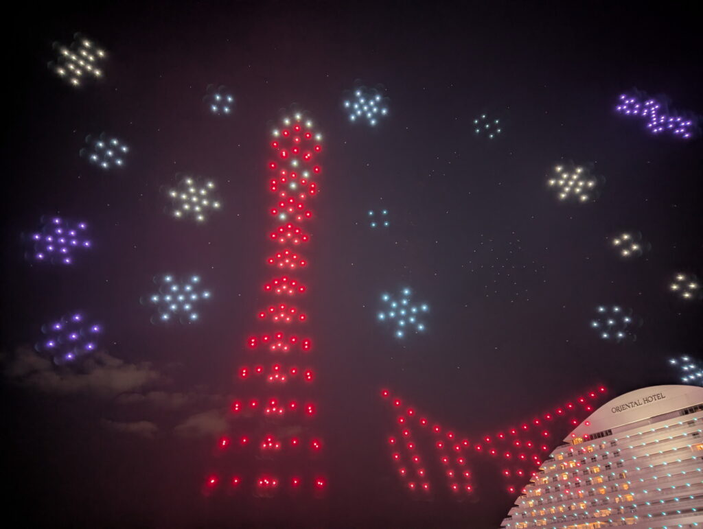 神戸メリケンクリスマス ドローンショー