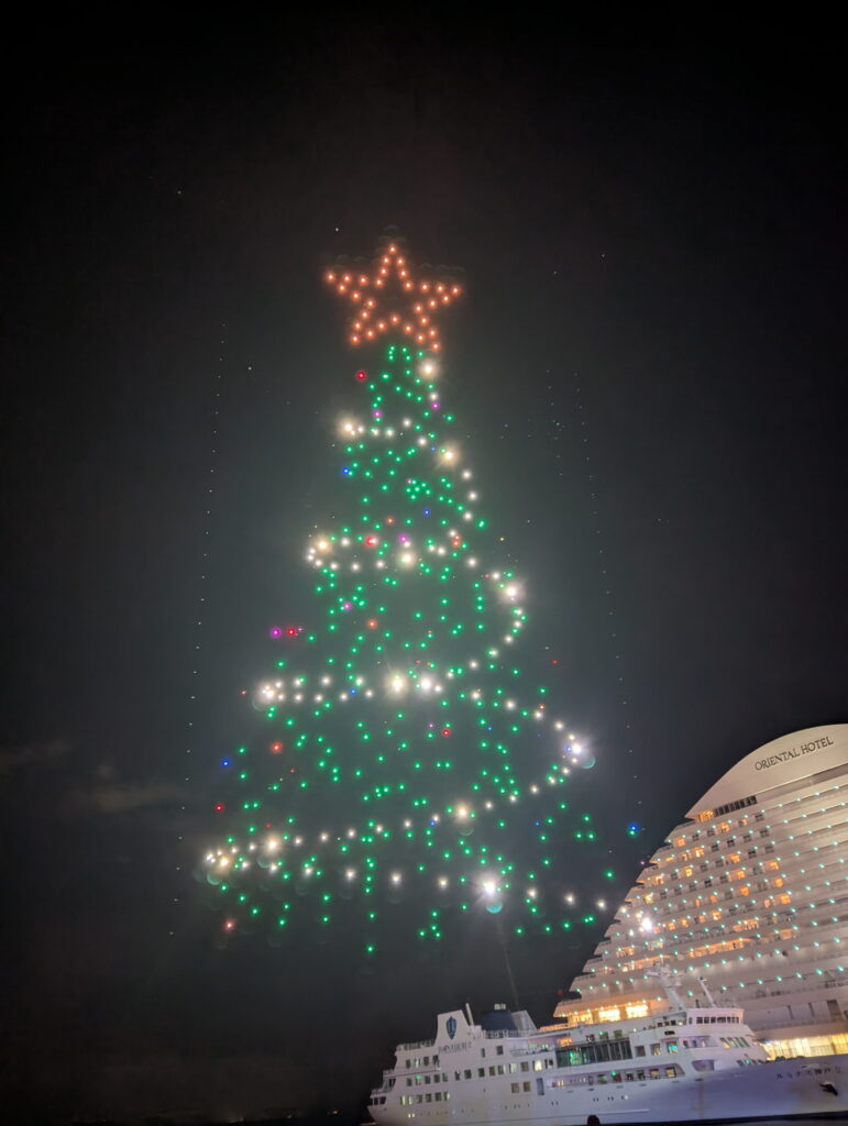 神戸メリケンクリスマス ドローンショー