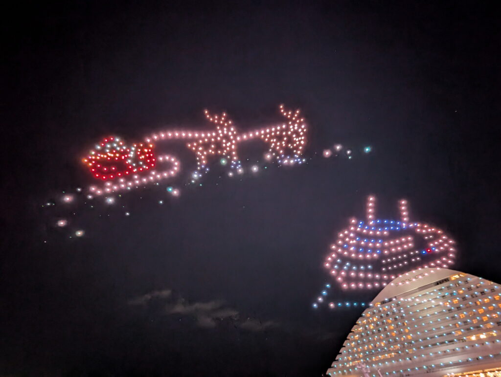 神戸メリケンクリスマス ドローンショー