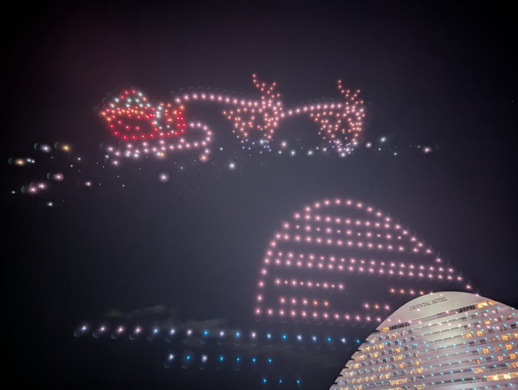 神戸メリケンクリスマス ドローンショー