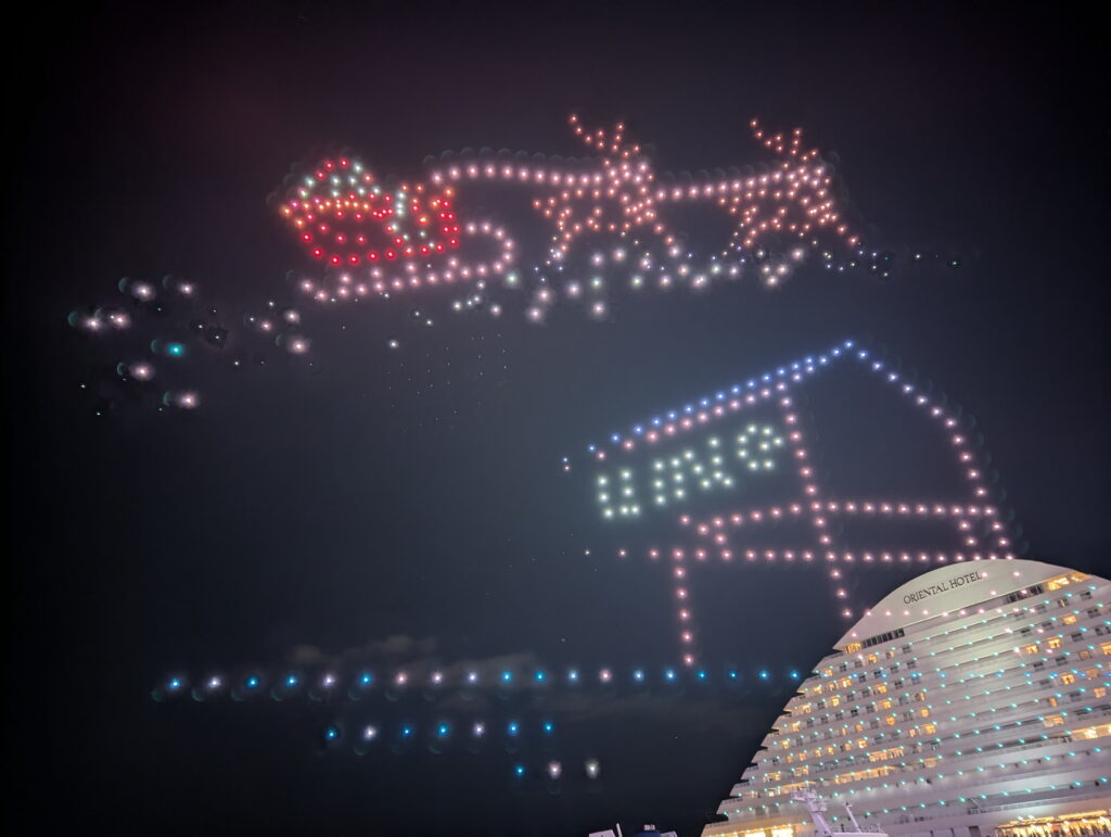 神戸メリケンクリスマス ドローンショー