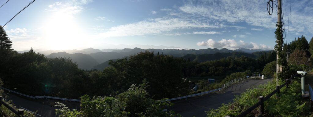 小川村アルプス展望広場