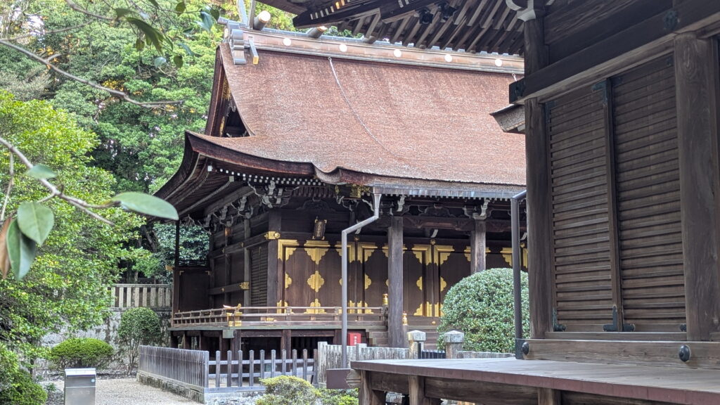 兵庫県41市町 カントリーサインの旅 川西市 多田神社 本殿