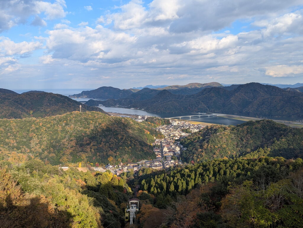 兵庫県41市町 カントリーサインの旅 豊岡市 城崎温泉ロープウェイ山頂駅
