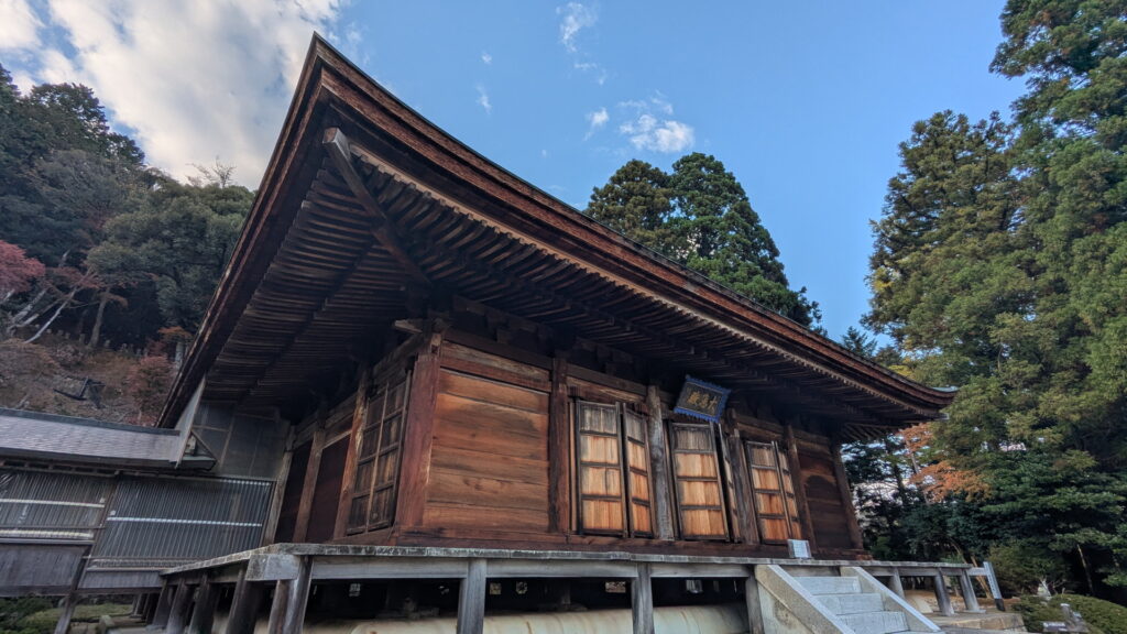 兵庫県41市町 カントリーサインの旅 豊岡市 温泉寺 本堂