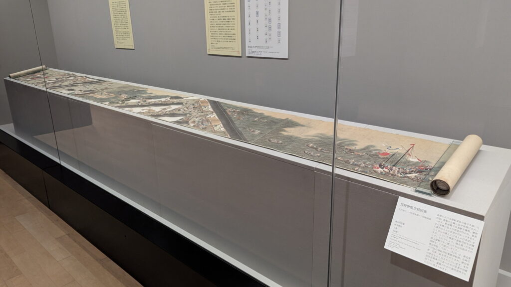 神戸市立博物館 コレクション展示室 長崎唐館交易図巻