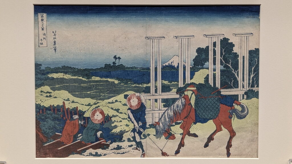 神戸市立博物館 コレクション展示室 富嶽三十六景　武州千住