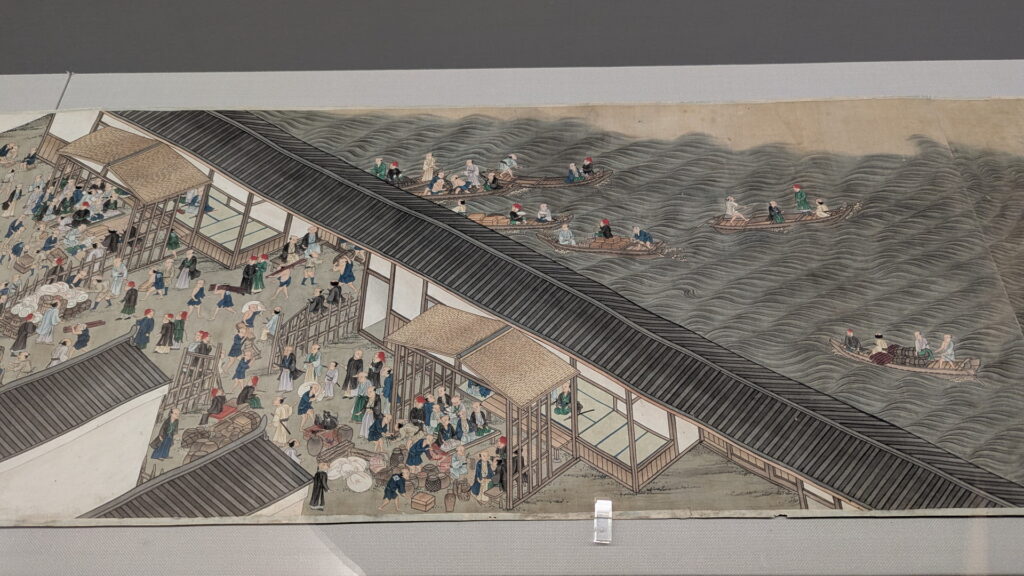 長崎唐館交易図巻