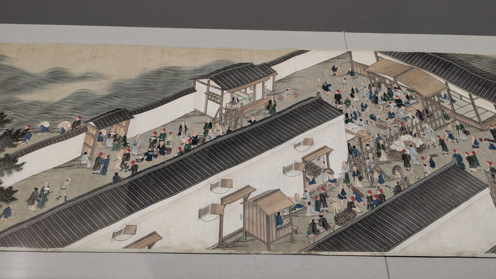 長崎唐館交易図巻