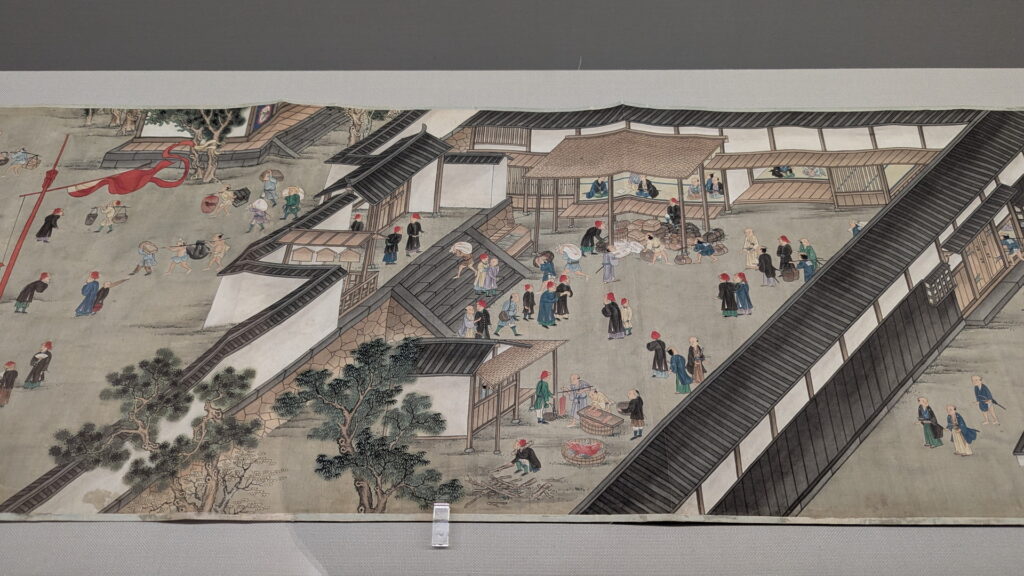 長崎唐館交易図巻